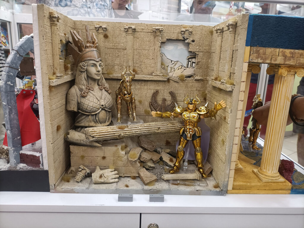 diorama Athéna avec ça figurine
